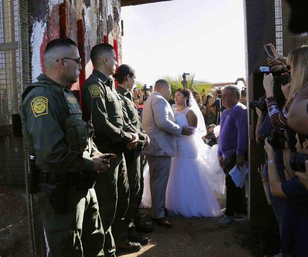 Novio que se casó en muro es narco