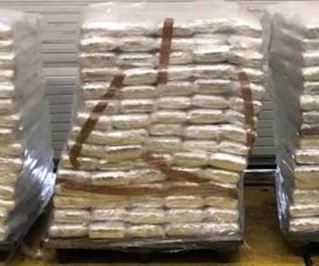 Aseguran más de medio millón de Dls. en droga