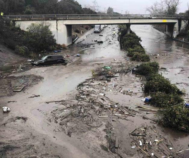 Aludes de lodo en California