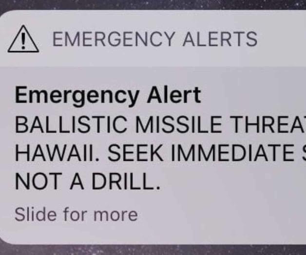 Alerta de misil balístico causa pánico en Hawáii