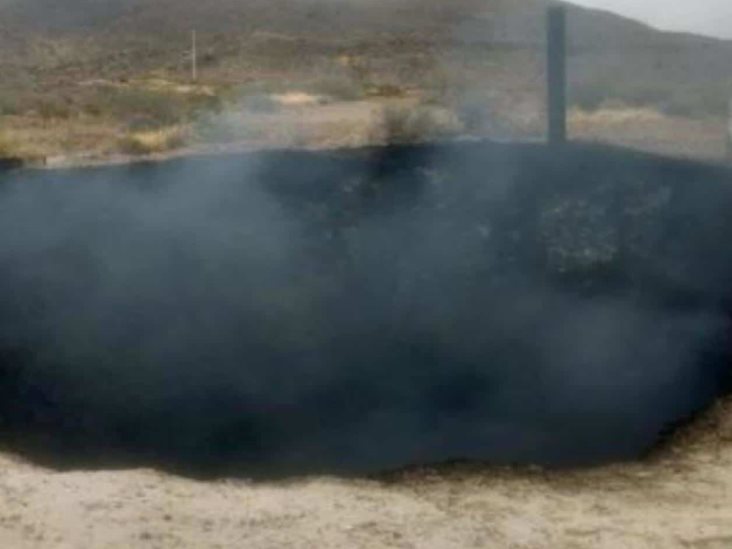 Causa alarma extraño cráter en la autopista Torreón – Saltillo Causa alarma extraño cráter en la autopista Torreón – Saltillo