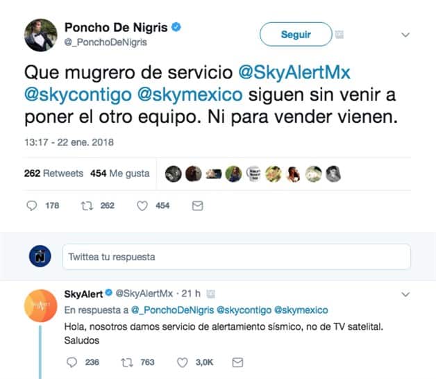 Confunde Poncho De Nigris servicio de alerta sísmica con servicio satelital Confunde Poncho De Nigris servicio de alerta sísmica con servicio satelital