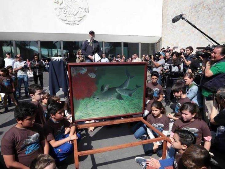 Hacen niños marcha fúnebre para salvar a la vaquita marina Hacen niños marcha fúnebre para salvar a la vaquita marina