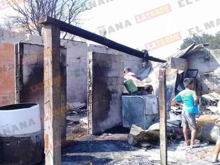 Incendio consume vivienda en Río Bravo Incendio consume vivienda en Río Bravo