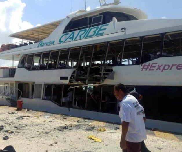 QR: Explosión en ferry deja varios heridos