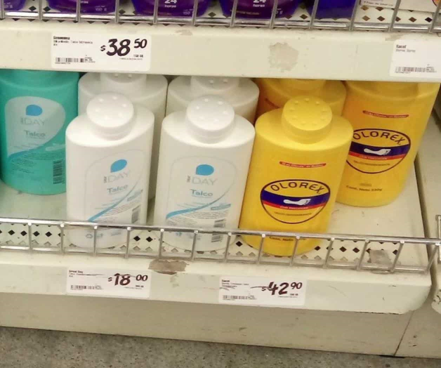 Boletinan talco Olorex, pero, continúa en venta