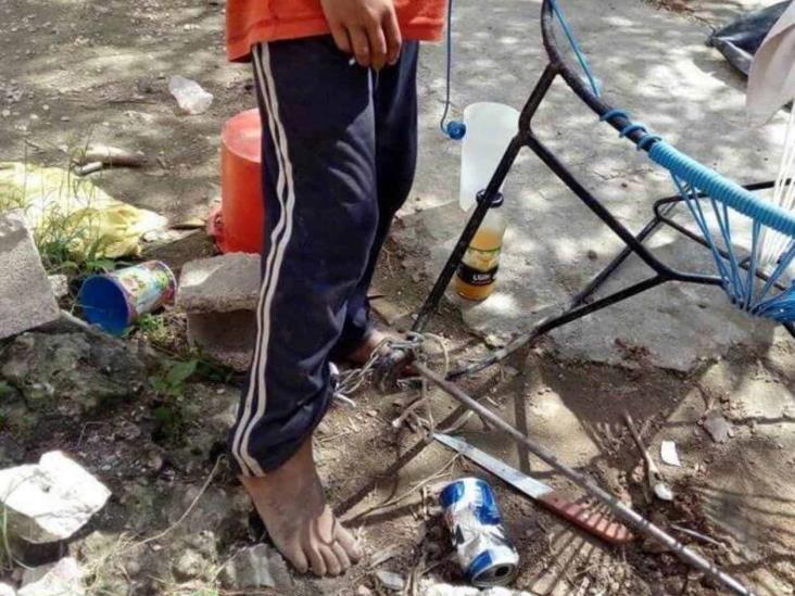 Rescatan a dos niños encadenados en Quintana Roo Rescatan a dos niños encadenados en Quintana Roo