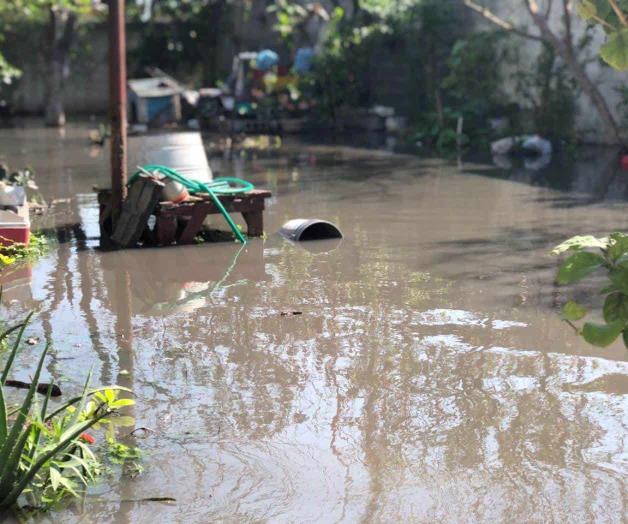 Se inundan de aguas negras en Matamoros