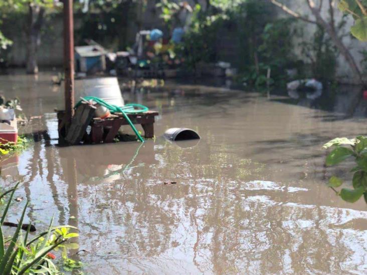 Se inundan de aguas negras en Matamoros Se inundan de aguas negras en Matamoros