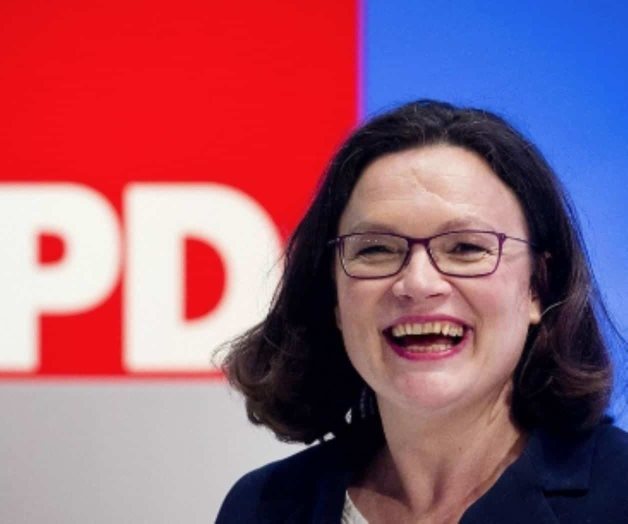 Con el 66% de los votos Andrea Nahles es la primera mujer que preside el SPD alemán