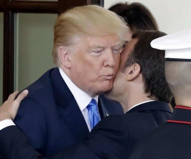 Se reúne Presidente de Francia con Donald Trump en EUA