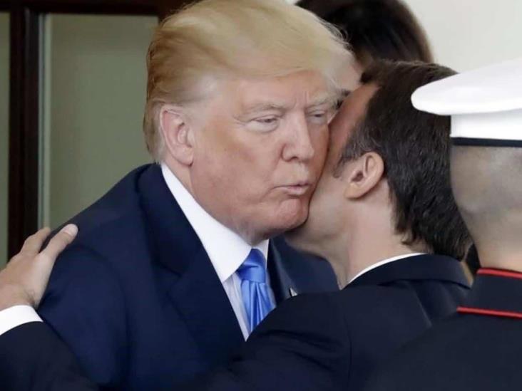 Se reúne Presidente de Francia con Donald Trump en EUA Se reúne Presidente de Francia con Donald Trump en EUA