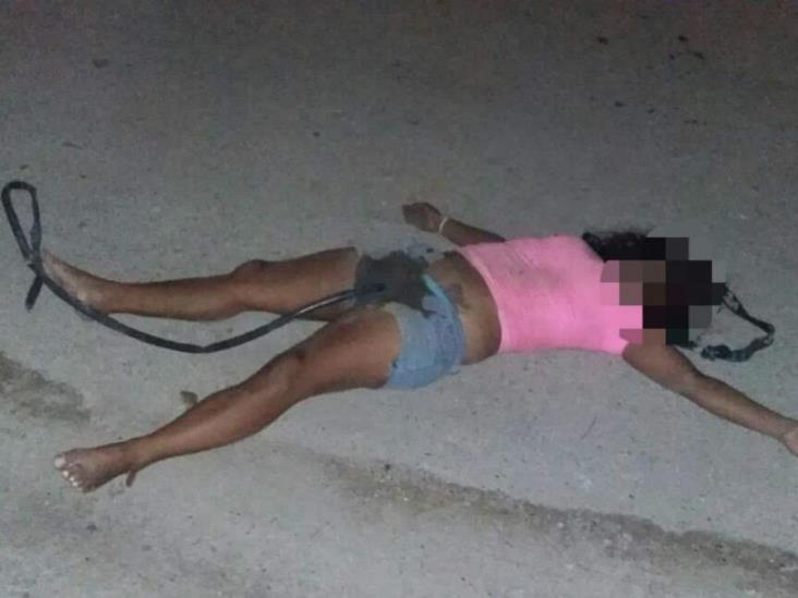Ejecutada y torturada, así encontraron el cadáver de una mujer en Acapulco Ejecutada y torturada, así encontraron el cadáver de una mujer en Acapulco