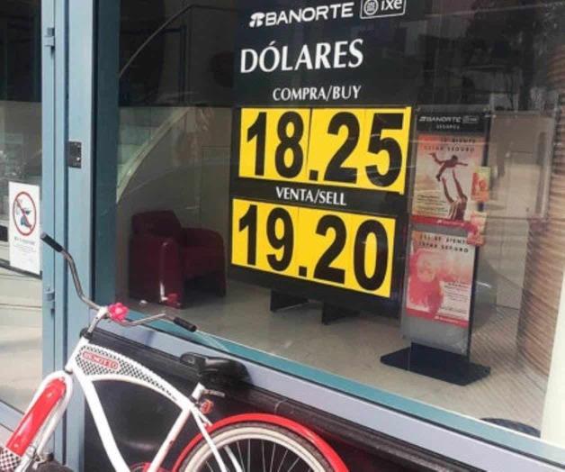 Cierra dólar la semana debajo de los $19.00 Cierra dólar la semana debajo de los $19.00