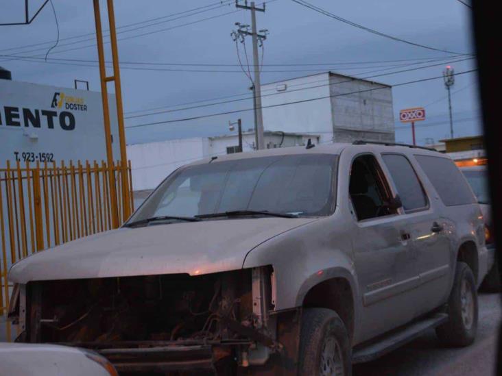 Hallan Tahoe vandalizada Hallan Tahoe vandalizada