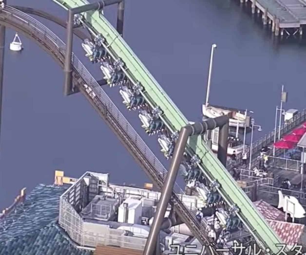(VIDEO) Se atora Montaña rusa a 30 metros de altura, en Japón (VIDEO) Se atora Montaña rusa a 30 metros de altura, en Japón