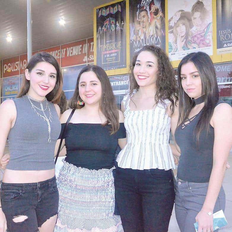Makis Gomez, Sandy González, Bárbara Miñarro y Montse Gómez.