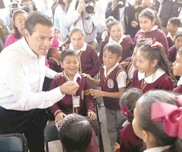 Llama Peña Nieto a ser ‘una sola voz’ en defensa de la reforma educativa