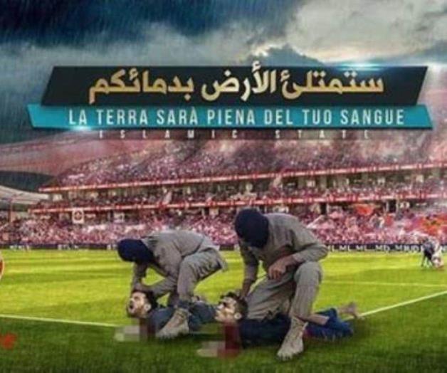 Ronaldo y Messi son víctimas del Estado Islámico, en un fotomontaje