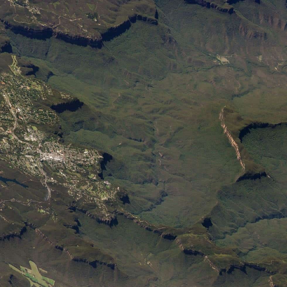 Montañas Azules (Australia)Esta zona natural australiana está muy cerca de Sidney. Es Patrimonio de la Humanidad desde el 2000. Foto tomada el 17 de marzo de 2018.