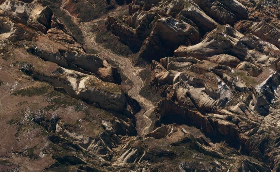 Parque Nacional Zion (Estados Unidos)En la imagen se ve el cañón Zion, de hasta 800 metros de profundida y 24 kilómetros de longitud. Es una zona de arenisca roja en el estado de Utah. Foto tomada el 21 de marzo de 2018.