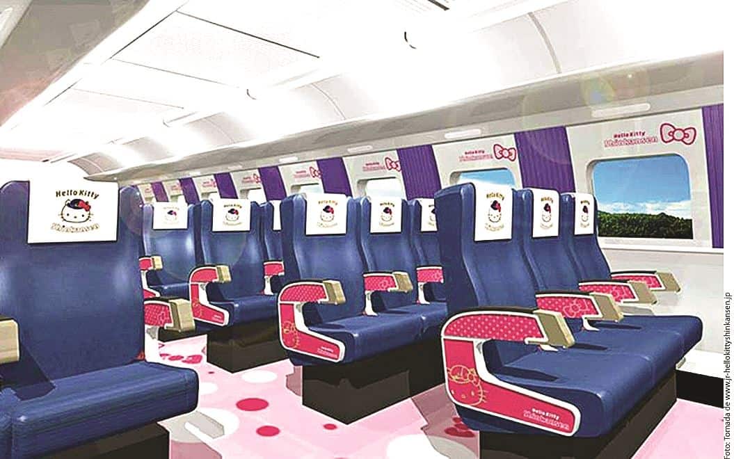 RUTA. Dos de los vagones del tren bala, circulará de Osaka a Hakata en Japón.