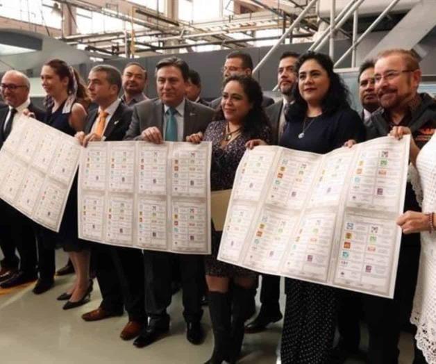 Inicia impresión de boletas para las elecciones de la CDMX