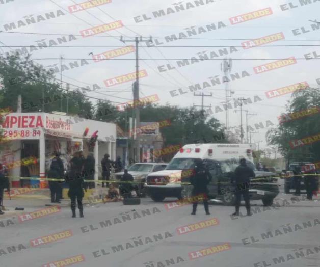 Muere una mujer inocente y un sicario en balacera en Reynosa