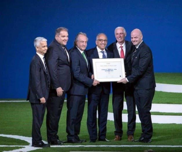 Organizarán México, EU y Canadá la Copa del Mundo en 2026