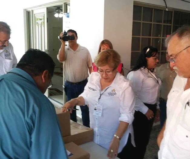 Llegan boletas electorales a Miguel Alemán