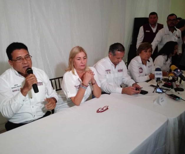Sin cierre de campaña candidatos de Morena Sin cierre de campaña candidatos de Morena