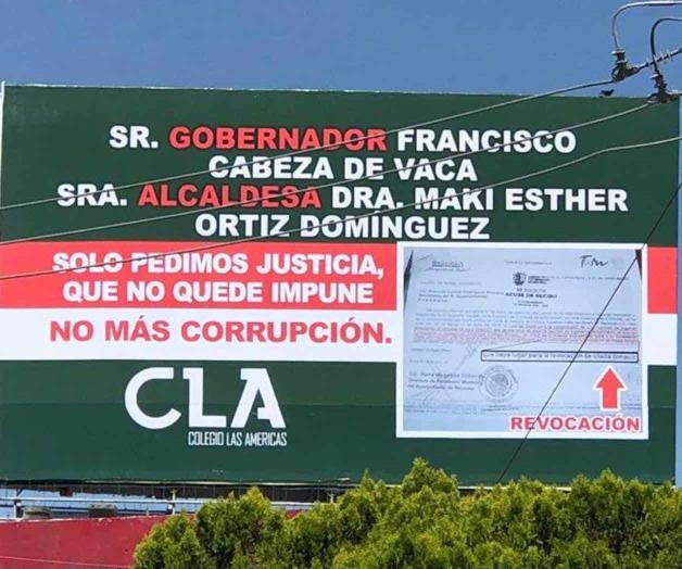 Con panorámicos pide colegio intervención de los gobiernos
