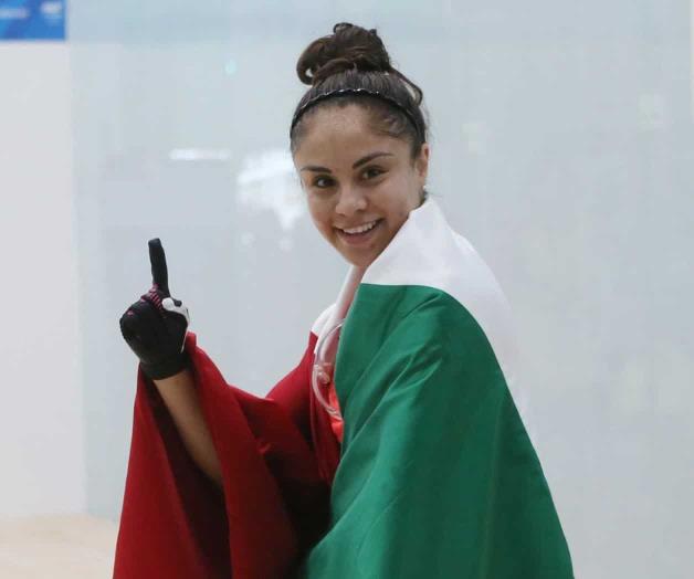 Paola Longoria suma tres oros en raquetbol Paola Longoria suma tres oros en raquetbol