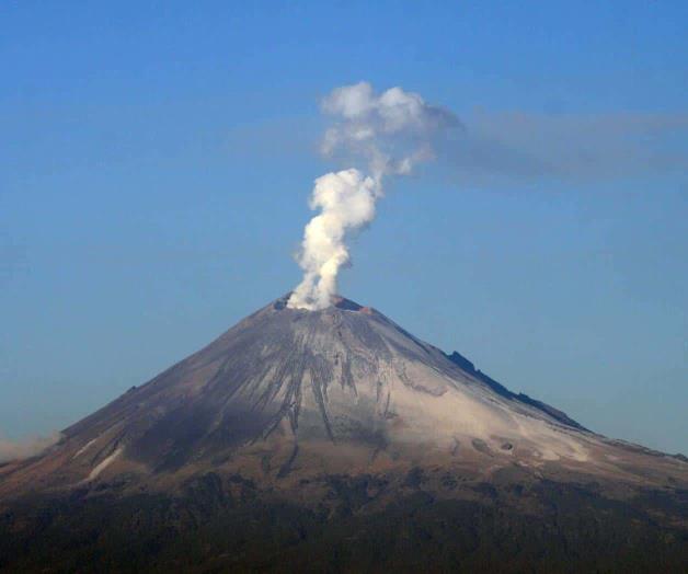 Acumula el Popocatépetl casi cuatro horas de exhalaciones Acumula el Popocatépetl casi cuatro horas de exhalaciones