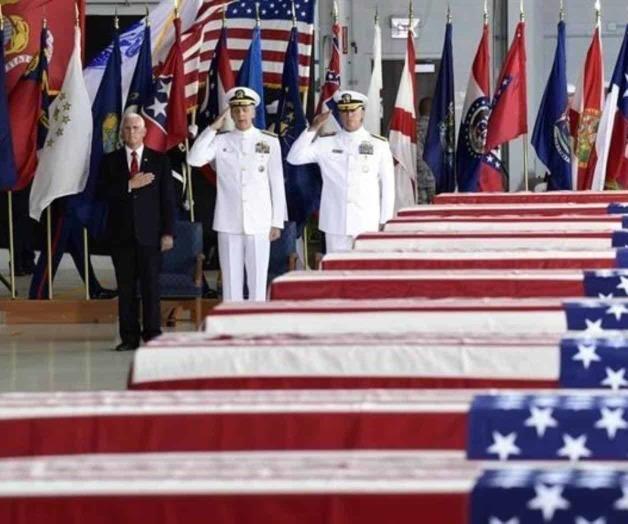 Estados Unidos realiza ceremonia para repatriar restos de caídos en Corea del Norte Estados Unidos realiza ceremonia para repatriar restos de caídos en Corea del Norte