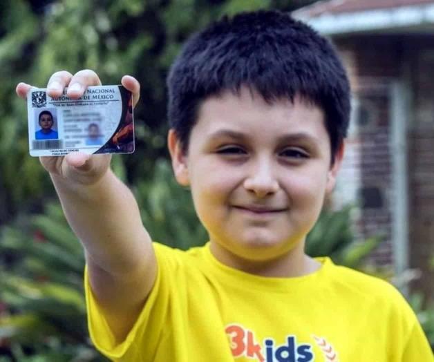 Niño genio, tiene 12 años y estudiará una licenciatura en la UNAM Niño genio, tiene 12 años y estudiará una licenciatura en la UNAM