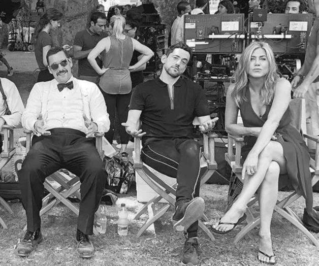 Presume a sus compañeros de rodaje Presume a sus compañeros de rodaje