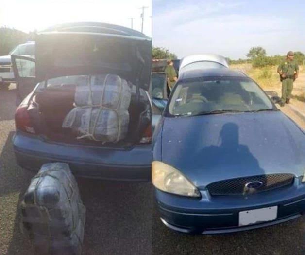 Abandonan en el Río Bravo más de 300 libras de mariguana Abandonan en el Río Bravo más de 300 libras de mariguana