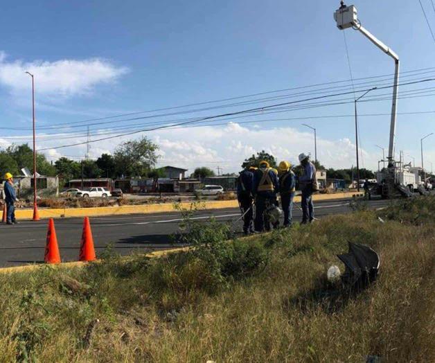 Caída en línea de alta tensión provocó daño en abastecimiento Caída en línea de alta tensión provocó daño en abastecimiento