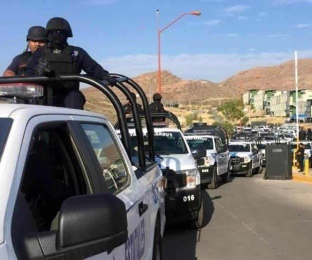 Despliegan cerca de 100 policías en Ciudad Juárez