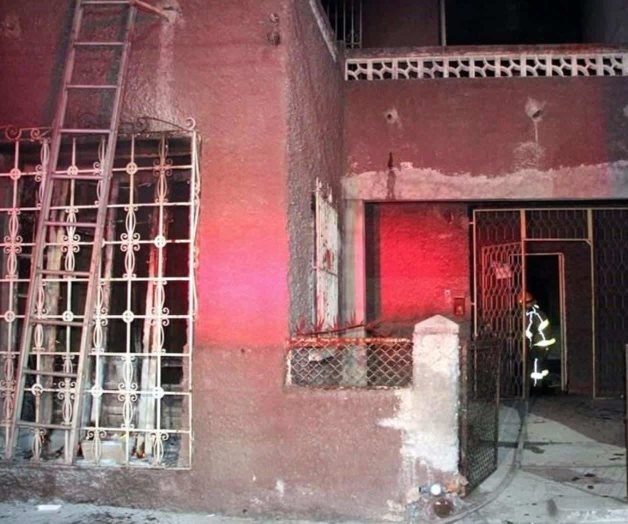 Queman casa abandonada en Monterrey Queman casa abandonada en Monterrey
