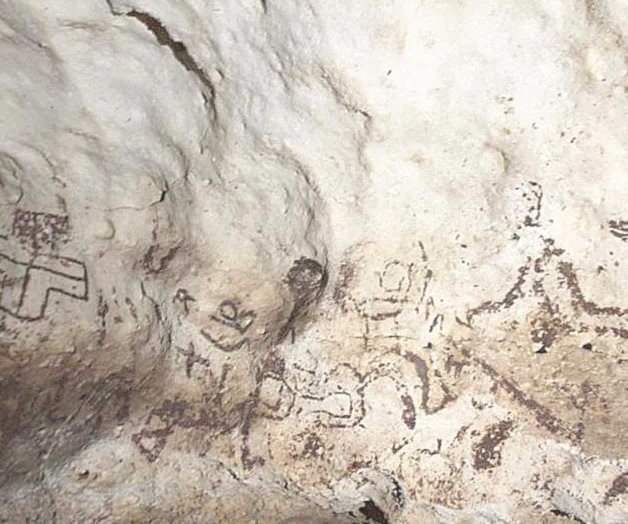 Descubren una cueva con pinturas rupestres mayas en Yucatán Descubren una cueva con pinturas rupestres mayas en Yucatán