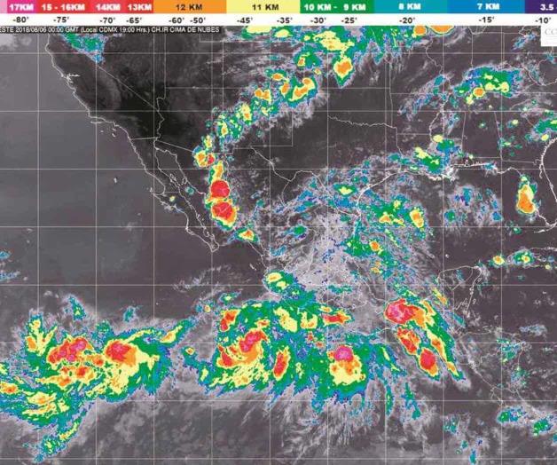Se forman en el Pacífico dos sistemas tropicales Se forman en el Pacífico dos sistemas tropicales