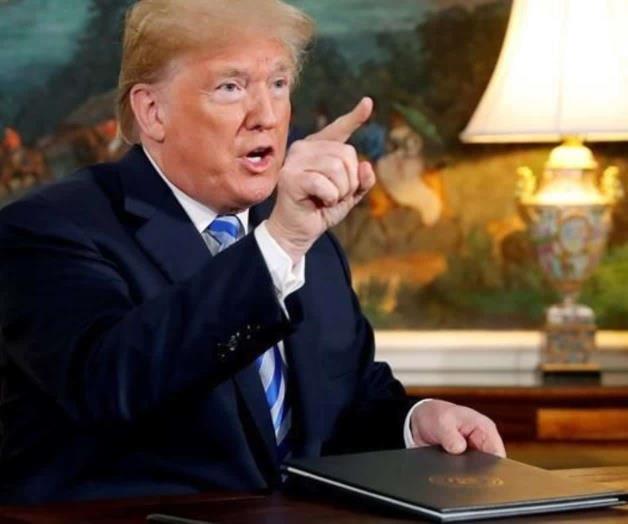 Trump reactiva sanciones económicas contra Irán Trump reactiva sanciones económicas contra Irán