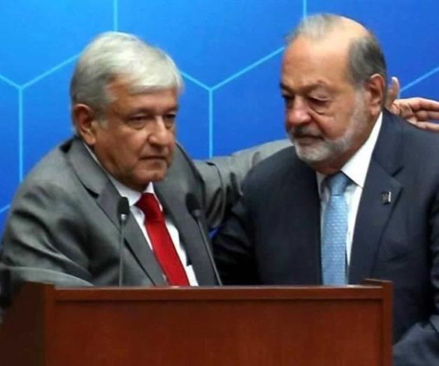 Elogia López Obrador al empresario Carlos Slim