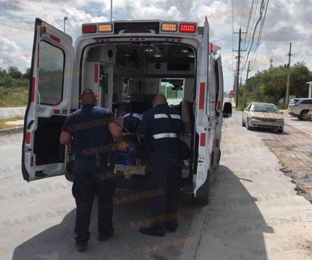 REYNOSA: Percance vial deja una mujer lesionada REYNOSA: Percance vial deja una mujer lesionada