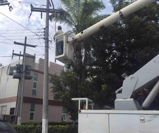 Queda Presidencia sin luz por más de una hora Queda Presidencia sin luz por más de una hora