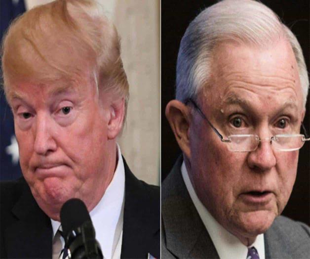 Trump discute con el fiscal Jeff Sessions por cierre investigación rusa Trump discute con el fiscal Jeff Sessions por cierre investigación rusa