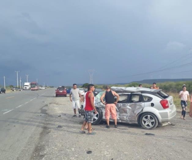 Deja carreterazo un fallecido y 25 heridos en Tamaulipas Deja carreterazo un fallecido y 25 heridos en Tamaulipas