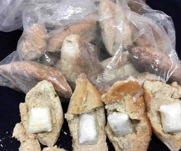 Decomisan bolillos rellenos de cocaína Decomisan bolillos rellenos de cocaína